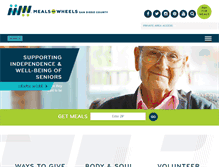 Tablet Screenshot of meals-on-wheels.org